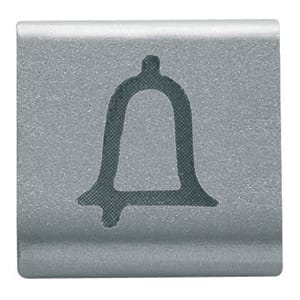 GEWISS - GEWGW14544 TASTO INTERCAMBIABILE - 22X22mm - CAMPANELLO - TITANIO - CHORUSMART