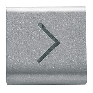 GEWISS - GEWGW14546 TASTO INTERCAMB.FRECCIA ORIZ. TITANIO