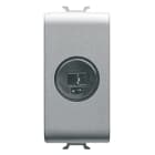 GEWISS - GEWGW14454 PRESA AUDIO VIDEO - PER ALTOPARLANTE - 1 MODULO - TITANIO - CHORUSMART