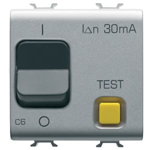 GEWISS - GEWGW14483 INT.DIF.MAGN.1P+N C6 30MA 230V AC 3KA T.
