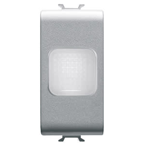 GEWISS - GEWGW14621 SPIA DI SEGNALAZIONE SINGOLA - OPALE - 1 MODULO - TITANIO - CHORUSMART