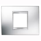 GEWISS - GEWGW16202MC PLACCA LUX 2P CROMO