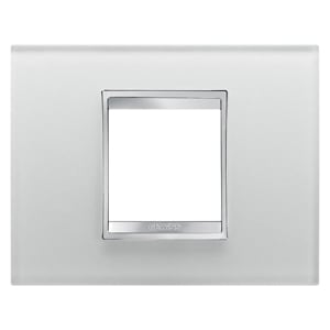 GEWISS - GEWGW16202CG PLACCA LUX 2P VETRO GHIACCIO