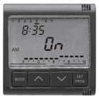 GEWISS - GEWGW21825 PROGRAMMATORE ELETTRONICO GIORNALIERO / SETTIMANALE 1 CANALE - 230V ac 50/60Hz - 2 MODULI - SYSTEM BLACK