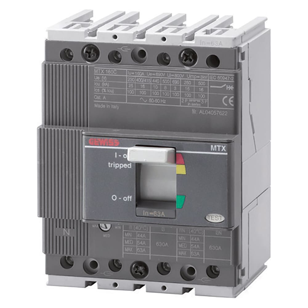 GEWISS - GEWGWD7030 MTX 160C B 16KA 4P 125A TM1