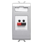 GEWISS - GEWGW14458 CONNETTORE DIFFUSIONE SONORA TITANIO