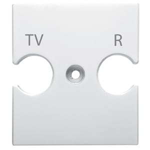 GEWISS - GEWGW10386 SUPPORTO UNIVERSALE - PRESE COMBINATE TV-R - BIANCO LUCIDO - CHORUSMART