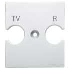 GEWISS - GEWGW10386 SUPPORTO UNIVERSALE - PRESE COMBINATE TV-R - BIANCO LUCIDO - CHORUSMART