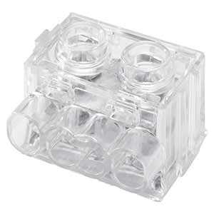 GEWISS - GEWGW44704 MORSETTIERA CON SERRAGGIO A PIASTRINA - 4 VIE x 6MMQ - 450V - TRASPARENTE