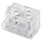 GEWISS - GEWGW44704 MORSETTIERA CON SERRAGGIO A PIASTRINA - 4 VIE x 6MMQ - 450V - TRASPARENTE