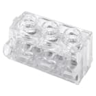 GEWISS - GEWGW44706 MORSETTIERA CON SERRAGGIO A PIASTRINA - 6 VIE x 6MMQ - 450V - TRASPARENTE