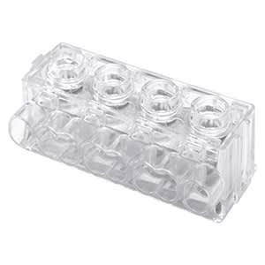 GEWISS - GEWGW44708 MORSETTIERA CON SERRAGGIO A PIASTRINA - 8 VIE x 6MMQ - 450V - TRASPARENTE