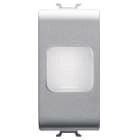 GEWISS - GEWGW14662 LAMPADA ANTI BLACK-OUT - 230V ac 50/60 Hz 1h - 1 MODULO - TITANIO - CHORUSMART