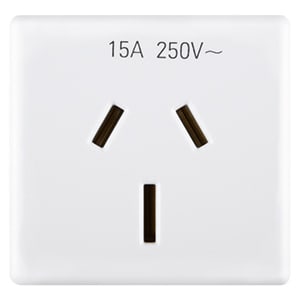 GEWISS - GEWGW20356 PRESA 2P+T 15A ST.AUSTR.SY/WT