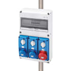 GEWISS - GEWGW68207N Q-DIN14 ASD 3PR.BL.VR.SBF IP65