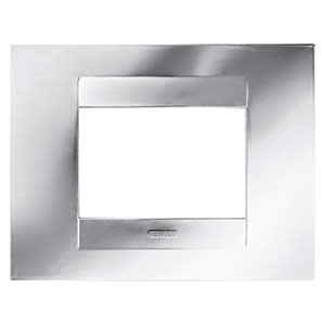 GEWISS - GEWGW16403MC PLACCA GEO 3P CROMO