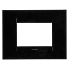 GEWISS - GEWGW16403TN PLACCA GEO - IN TECNOPOLIMERO - 3 POSTI - NERO TONER - CHORUSMART