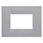 GEWISS - GEWGW16403VT PLACCA GEO - IN TECNOPOLIMERO VERNICIATO - 3 POSTI - TITANIO - CHORUSMART