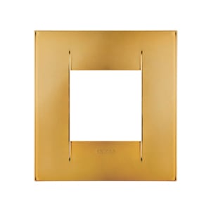 GEWISS - GEWGW16422MO PLACCA GEO INT.2P ORO