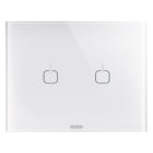 GEWISS - GEWGW16952CB PLACCA ICE TOUCH 3P BIANCO 2 SIMBOLI