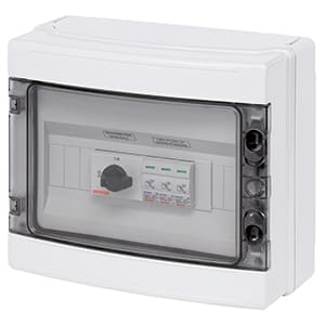 GEWISS - GEWGWD9901 QUADRO 2 STRINGHE 600V DC 25A