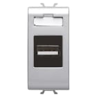 GEWISS - GEWGW14459 PRESA USB 1M TITANIO