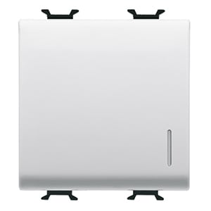 GEWISS - GEWGW10172 PULSANTE 2M 1P NA 16A ILL.LOC.BIANCO
