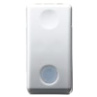 GEWISS - GEWGW20588 DEVIATORE UNIPOLARE 250V ac - 16AX - CON LENTE NEUTRA SOSTITUIBILE - ILLUMINABILE - 1 MODULO - SYSTEM WHITE