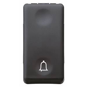 GEWISS - GEWGW21512 PULSANTE 1P NA 10A CAMPANELLO SY/BK