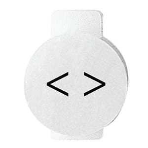 GEWISS - GEWGW20592 LENTE CON SIMBOLO ILLUMINABILE PER APPARECCHI DI COMANDO - FRECCE APERTURA - SIMBOLO FRECCE APERTURA - SYSTEM