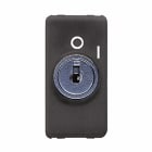 GEWISS - GEWGW21530 PULSANTE BIPOLARE 250V ac - NA 10A - CON CHIAVE - SIMBOLO 0/1 - 1 MODULO - SYSTEM BLACK