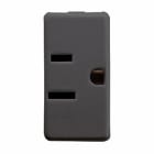 GEWISS - GEWGW21216 PRESA 2P+T 15A 250V ST.USA SY/BK