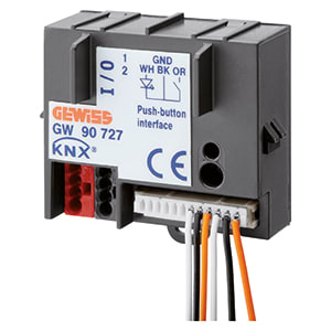 GEWISS - GEWGW90727 INTERFACCIA CONTATTI 2 CANALI KNX