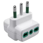 GEWISS - GEWGW28423 ADATTATORE MUL.2P+T 16A 3U.16A BIV.BIAN.