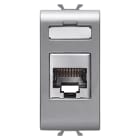 GEWISS - GEWGW14424 PRESA RJ45 - CATEGORIA 6 - FTP - 1 MODULO  CHORUSMART - TITANIO