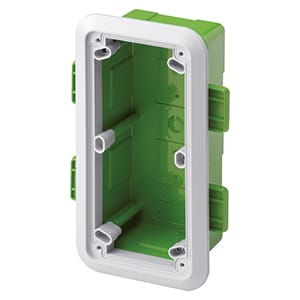 GEWISS - GEWGW66683PM CASS.PM.PRESE BL.VR.16/32A SBF IP55GREEN