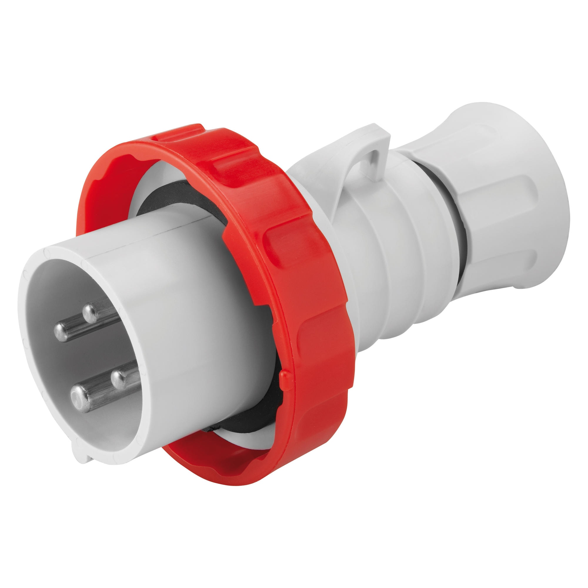 GEWISS - GEWGW60762H SPINA MOBILE DIRITTA HP - IP66/IP67/IP68/IP69 - 3P+N+T 32A 440-460V 60HZ - ROSSO - 11H - CABLAGGIO A VITE