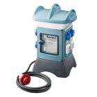 GEWISS - GEWGW68846A QMC16T - CABLATO - TRASPORTABILE - BIFACCIALE - 6 PRESE 2P+T 16A 2 PRESE CIVILI 10/16A - IP55 - AZZURRO