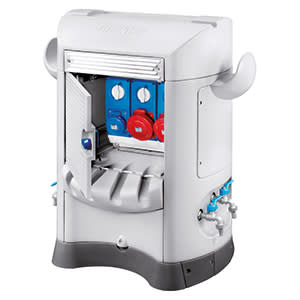 GEWISS - GEWGW68803W QMC125B 1 2P+T 16A 2 3P+N+T32A IP55 BIAN