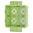 GEWISS - GEWGW24237PM SCATOLA AD ALTA CAPIENZA PER SERIE CIVILI MODULARI - GREEN WALL - PER PARETI LEGGERE - HALOGEN FREE - 8 POSTI (4+4) - 131X129X53