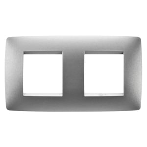 GEWISS - GEWGW16123VT PLACCA ONE INT.2+2M O.TITANIO