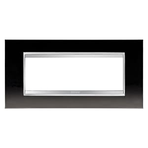 GEWISS - GEWGW16206ML PLACCA LUX 6P METAL CANNA DI FUCILE