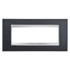 GEWISS - GEWGW16206VA PLACCA LUX - IN TECNOPOLIMERO VERNICIATO - 6 POSTI - ARDESIA - CHORUSMART