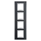 GEWISS - GEWGW16229VA PLACCA LUX INT.2+2+2+2M V.ARDESIA