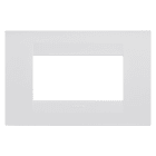 GEWISS - GEWGW16404TB PLACCA GEO - IN TECNOPOLIMERO - 4 POSTI - BIANCO - CHORUSMART