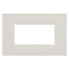 GEWISS - GEWGW16404TI PLACCA GEO - IN TECNOPOLIMERO - 4 POSTI - AVORIO - CHORUSMART