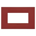 GEWISS - GEWGW16404VR PLACCA GEO 4P RUBINO