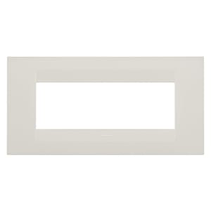 GEWISS - GEWGW16406TI PLACCA GEO - IN TECNOPOLIMERO - 6 POSTI - AVORIO - CHORUSMART