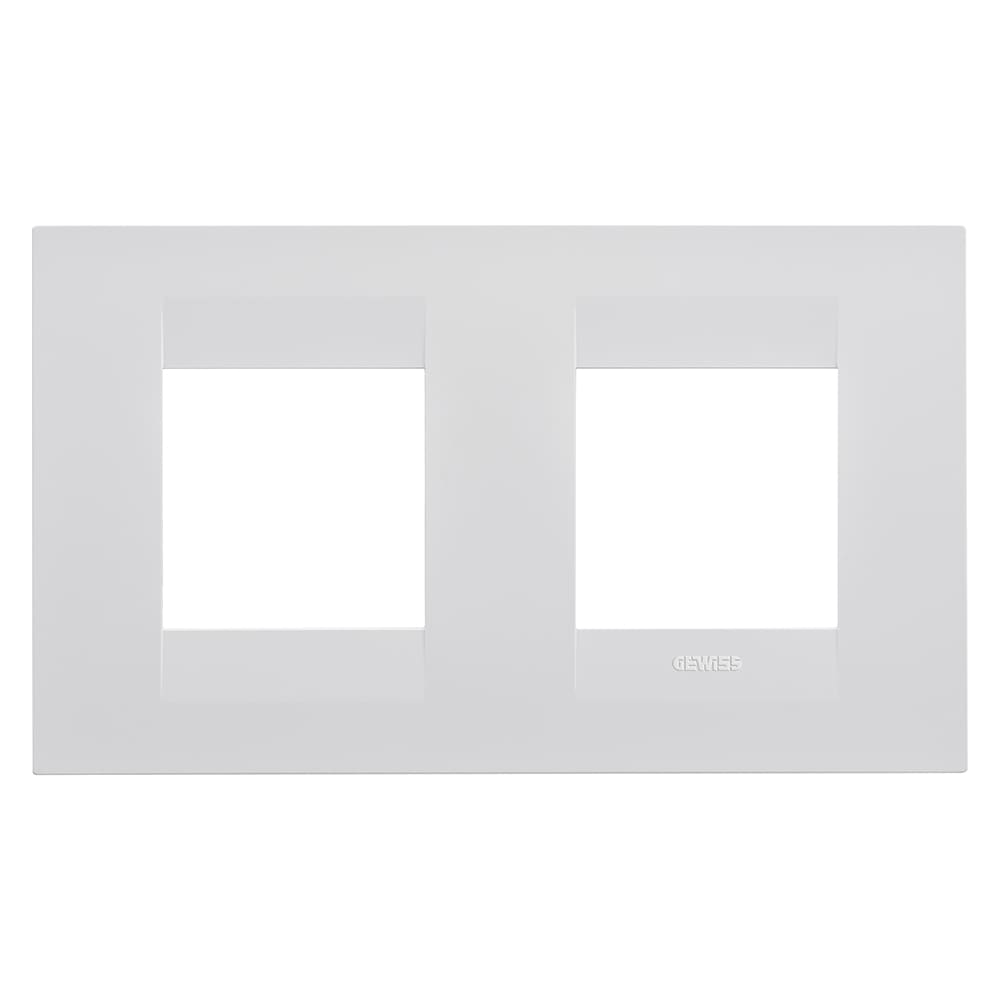 GEWISS - GEWGW16423TB PLACCA GEO INT.2+2P O.BIANCO