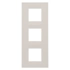 GEWISS - GEWGW16427TI PLACCA GEO INT.2+2+2M V.AVORIO